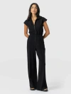Saint + Sofia Keller Jumpsuit In Black