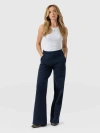 Saint + Sofia Keller Wide Leg Pant Twill