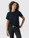 Saint + Sofia Keller Zip Up Tee