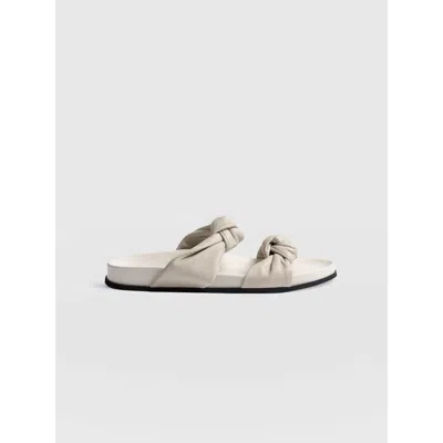 Saint + Sofia Kingston Knot Sandal In White