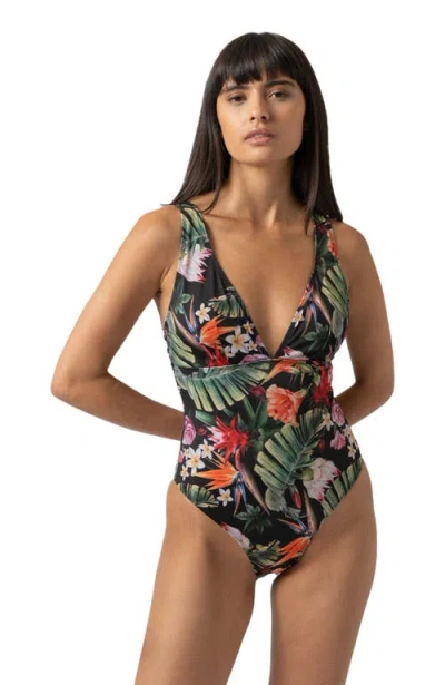 Saint + Sofia Levana Swimsuit In Multi