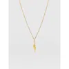 Saint + Sofia Lightning Necklace In Gold