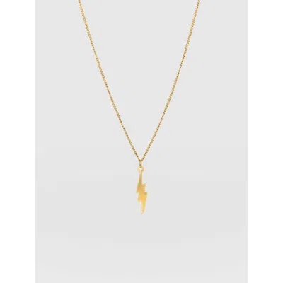 Saint + Sofia Lightning Necklace In Gold