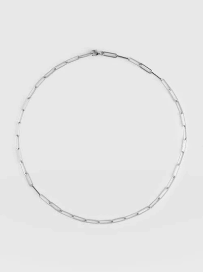 Saint + Sofia Link Chain Necklace In Silver