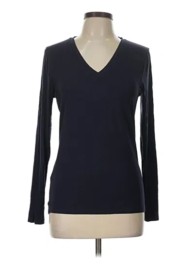 Pre-owned Saint + Sofia Long Sleeve T-shirt In Blue