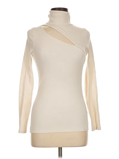 Saint + Sofia Long Sleeve Turtleneck In Neutral
