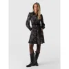 Saint And Sofia Saint + Sofia Lori Fit & Flare Dress In Black