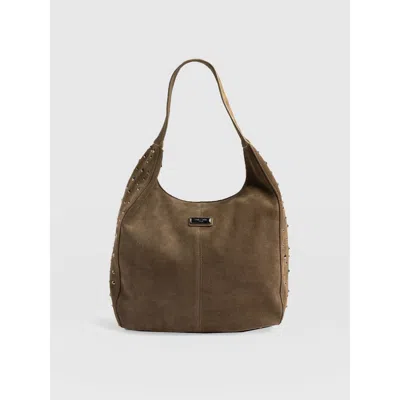 Saint And Sofia Saint + Sofia Margot Hobo Shoulder Bag In Brown