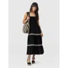 Saint + Sofia Maya Shirring Dress
