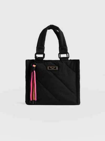 Saint + Sofia Mini Penny Tote Bag In Black