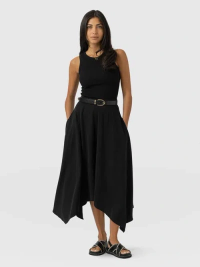 Saint + Sofia Noho Skirt In Black