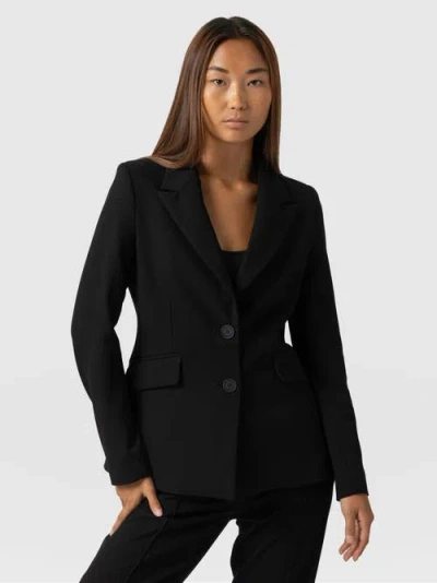 Saint + Sofia Payton Blazer In Black