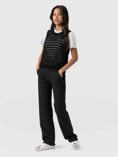 Saint + Sofia Putney Pant In Black