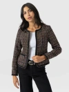Saint + Sofia Rayner Jacket In Black