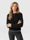 Saint + Sofia Remy Crop Sweater