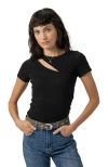Saint And Sofia Saint + Sofia Reveal Tee In Black