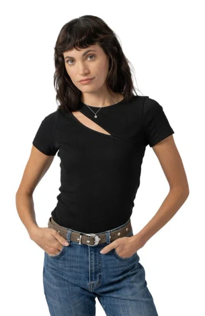Saint And Sofia Saint + Sofia Reveal Tee In Black