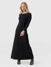 Saint And Sofia Saint + Sofia Runway Maxi Dress In Black