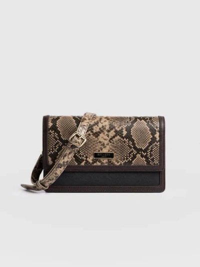 Saint + Sofia Rylee Cross Body Bag In Brown