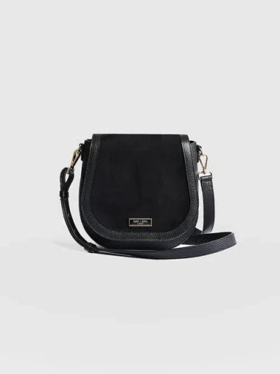 Saint + Sofia Saddle Bag In Black