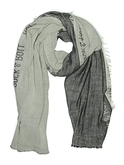 Pre-owned Saint + Sofia Scarf In Black