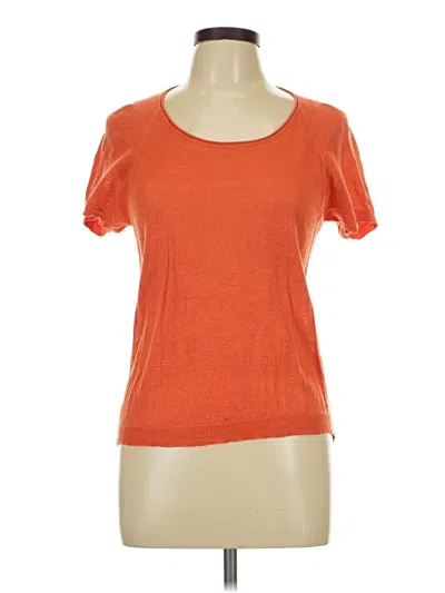 Pre-owned Saint + Sofia Short Sleeve T-shirt In Orange