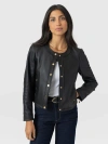 Saint And Sofia Saint + Sofia Skye Jacket In Black