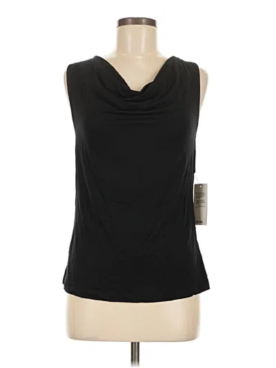 Pre-owned Saint + Sofia Sleeveless Top Black Cowl Neck Tops