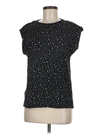 Pre-owned Saint + Sofia Sleeveless T-shirt In Black