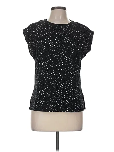 Pre-owned Saint + Sofia Sleeveless T-shirt In Black