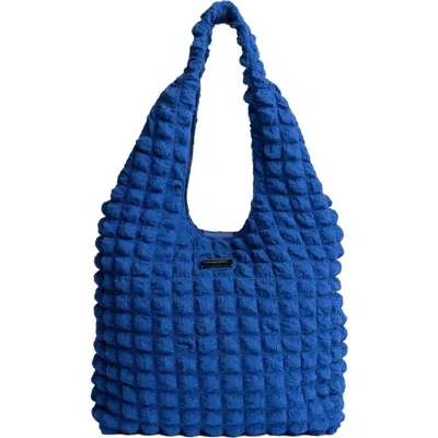 Saint And Sofia Saint + Sofia Soho Shoulder Tote Bag In Blue