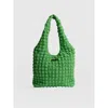 Saint And Sofia Saint + Sofia Soho Shoulder Tote Bag In Green