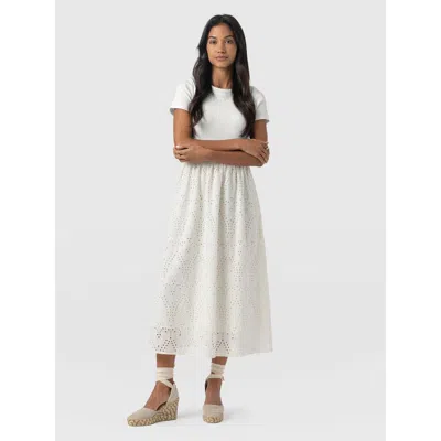 Saint + Sofia Sophia Contrast Dress