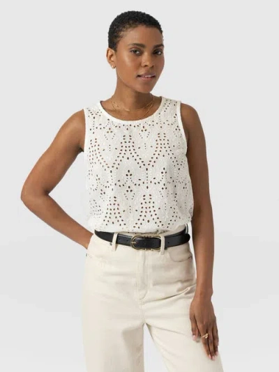 Saint + Sofia Sophia Contrast Tank