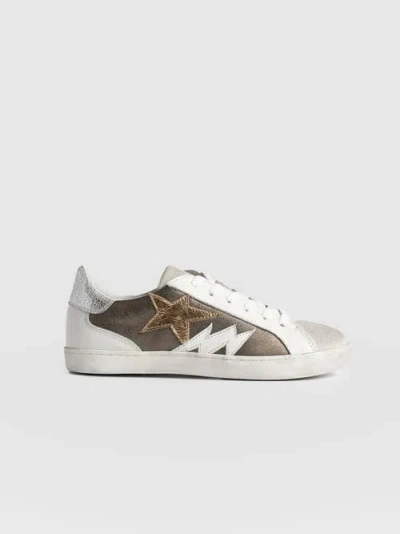 Saint + Sofia Spitalfields Sneaker In Gold