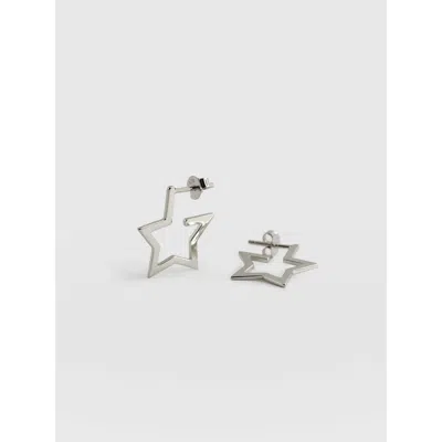 Saint + Sofia Star Earrings In Silver