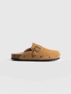 Saint + Sofia Studded Clogs In Brown