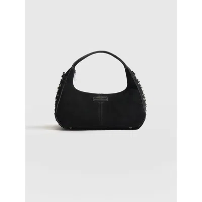 Saint + Sofia Taylor Hobo Handbag In Black