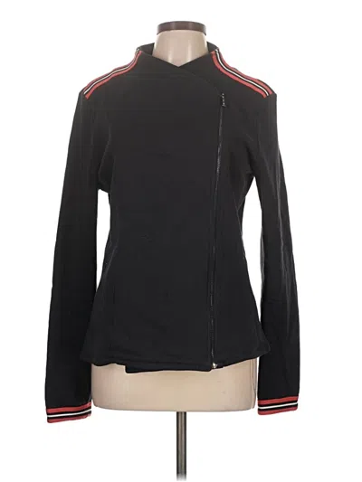 Pre-owned Saint + Sofia Track Jacket In Black