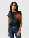 Saint + Sofia Turn Up Contrast Tee