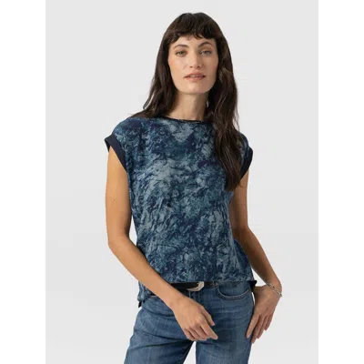 Saint + Sofia Turn Up Contrast Tee