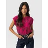 Saint + Sofia Turn Up Contrast Tee