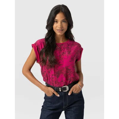 Saint + Sofia Turn Up Contrast Tee