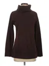 Saint + Sofia Turtleneck Sweater In Brown