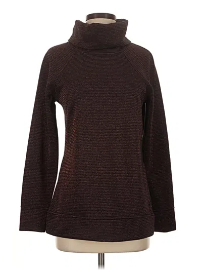 Saint + Sofia Turtleneck Sweater In Brown