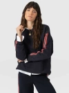 Saint + Sofia Victory Sweatshirt In Black