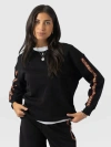 Saint + Sofia Victory Sweatshirt In Black