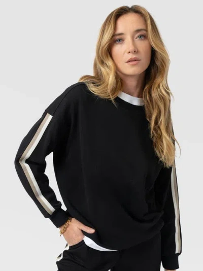 Saint + Sofia Victory Sweatshirt In Multi