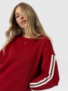 Saint + Sofia Victory Sweatshirt In Multi