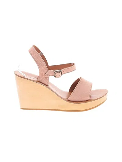 Pre-owned Saint Tropez Wedges In Pink